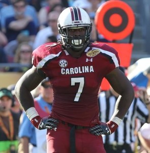 The loss of Jadeveon Clowney showed in the season opener, and now players from South Carolina's defensive line will need to step up.