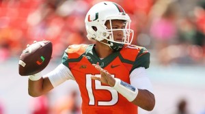 Brad Kaaya will look to lead the Hurricanes to a 4-0 start with a win over Georgia Tech on Saturday. 